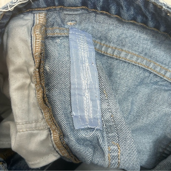 Zara Distressed High Rise Slim Fit Jeans - Picture 9 of 13